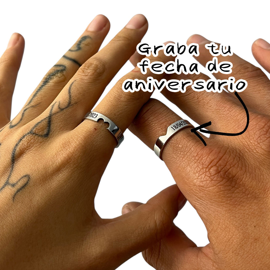 Anillos  "Eres mi complemento"