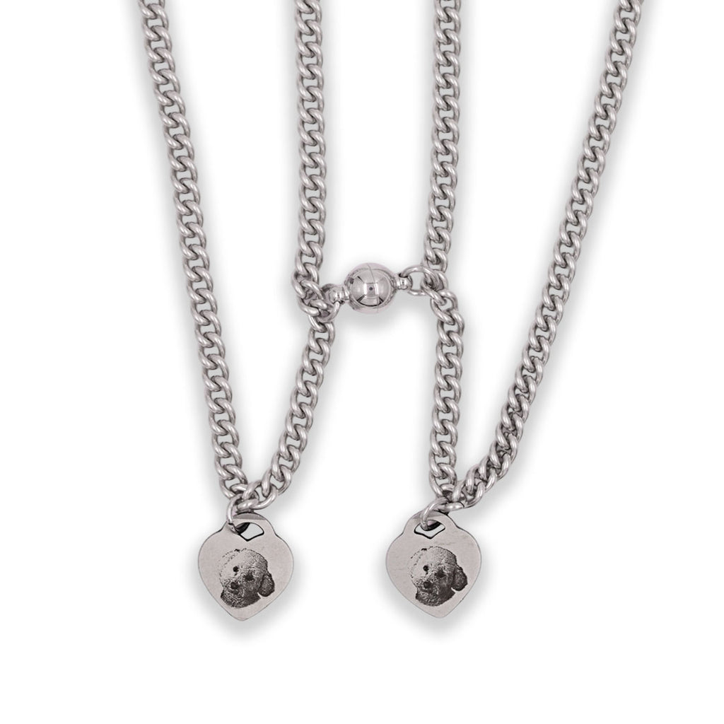 Collares imantados mini heart