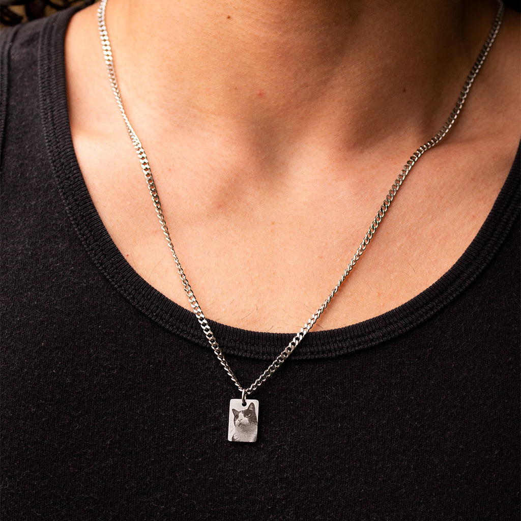 Collar mini rectangular