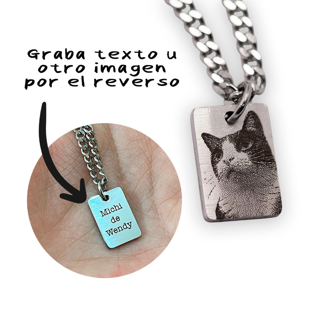 Collar mini rectangular