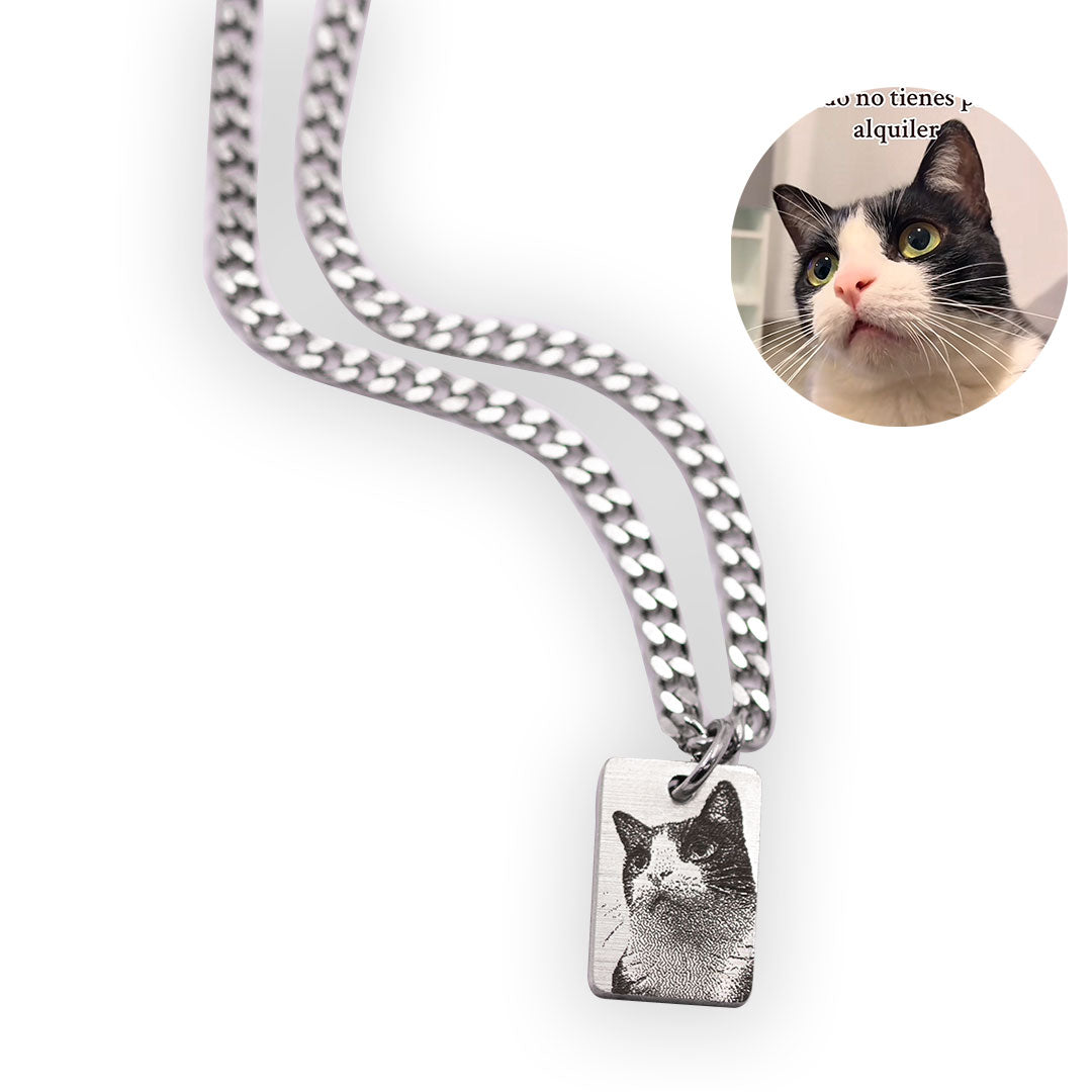 Collar mini rectangular