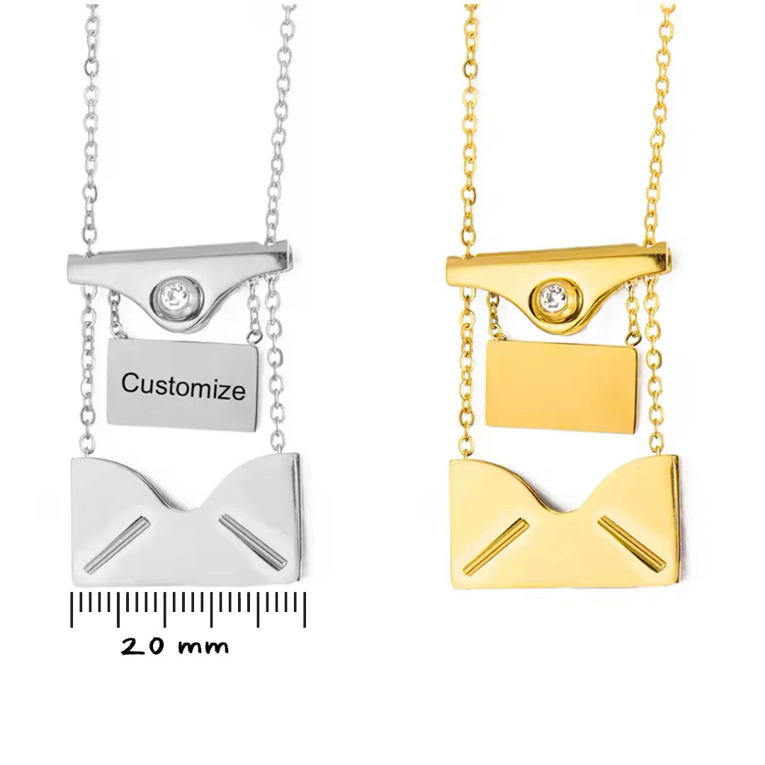 Collar mensaje oculto