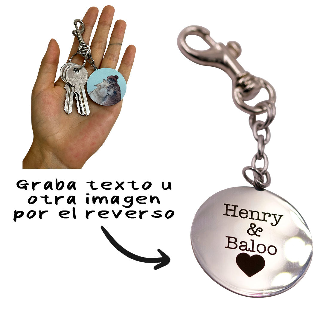 Llavero redondo